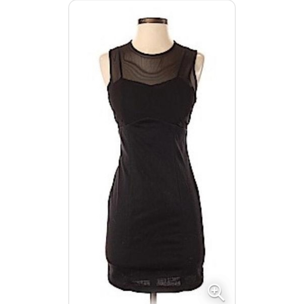 ⭐sale  Chandi & Lia Little Strappy & Sheer Black Dress